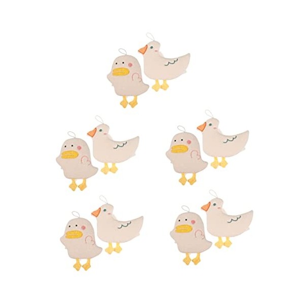 Healifty 6 Pièces Serviette De Bain Laveur De Nettoyage Gants Pour Enfants Serviette De Nettoyage Gants De Ménage Gants De Ba