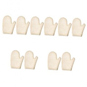 minkissy 10 Pièces De Massage Fournitures De Bain Mortes Sisal Naturel Bain Exfoliant En Nid DAbeille Exfoliant Dissolvant D