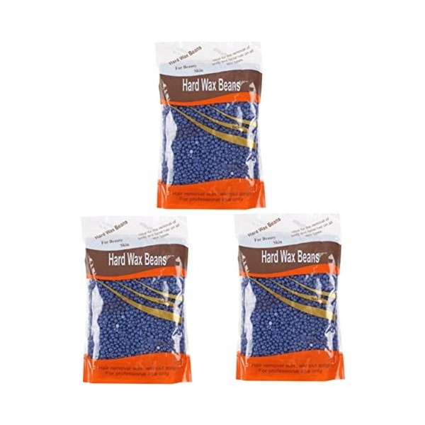 FRCOLOR Kits Costume Cire Dépilatoire 2Pcs Haricots De Cire Perles De Cire Pour LÉpilation Cire De Bikini Haricots Épilatoir