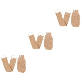 STAHAD 6 Pcs Vos Serviettes Mitaine Brosse Serviette Mitaine Accessoires Utiliser Propre Corps Sangle De Bain Et Luffa Long T