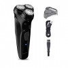 Enchen Blackstone Men Shaver, tondeuse à barbe électrique intelligente rechargeable 3D 5W noir 