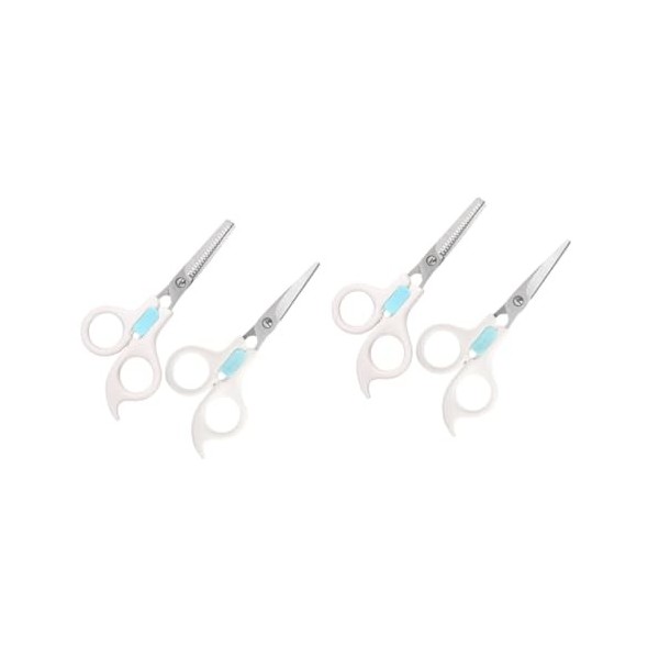 Beaupretty 4 Pcs Ciseaux De Texturation Ciseaux De Barbier Professionnels Coupe De Coiffure Ciseaux De Coupe De Cheveux Pour 