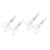 Beaupretty 4 Pcs Ciseaux De Texturation Ciseaux De Barbier Professionnels Coupe De Coiffure Ciseaux De Coupe De Cheveux Pour 