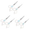 Beaupretty 4 Pcs Ciseaux De Texturation Ciseaux De Barbier Professionnels Coupe De Coiffure Ciseaux De Coupe De Cheveux Pour 