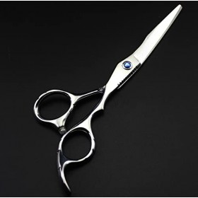 Ciseaux de coupe de cheveux, professionnels 6,0 pouces 440C en acier 9cr13 coupe barbier amincissement coupe ciseaux de cheve