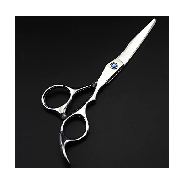 Ciseaux de coupe de cheveux, professionnels 6,0 pouces 440C en acier 9cr13 coupe barbier amincissement coupe ciseaux de cheve