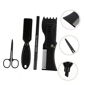 FRCOLOR 12 Pièces Ensemble De Stylos À Moustache Costume Pour Hommes Costumes Pour Hommes Kit De Cosmétologie Petit Peigne À 