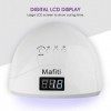 Matifi Lampe UV Ongles Gel, 48W UV LED Séchoirs à Ongles 4 Minuteries avec Capteur Automatique pour Toutes Les Gels, Idéale p