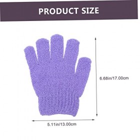 FOMIYES 70 Pièces Gants De Bain À Cinq Doigts Serviettes De Bain En Coton Gant De Gommage Coréen Éponges Pour Le Visage Gants