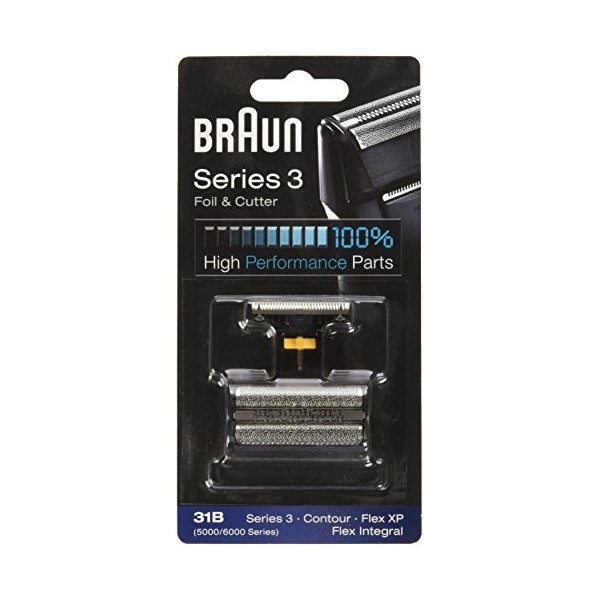 Braun - 81253259 - Combi-pack 31B - Recharge grille + couteaux pour rasoirs