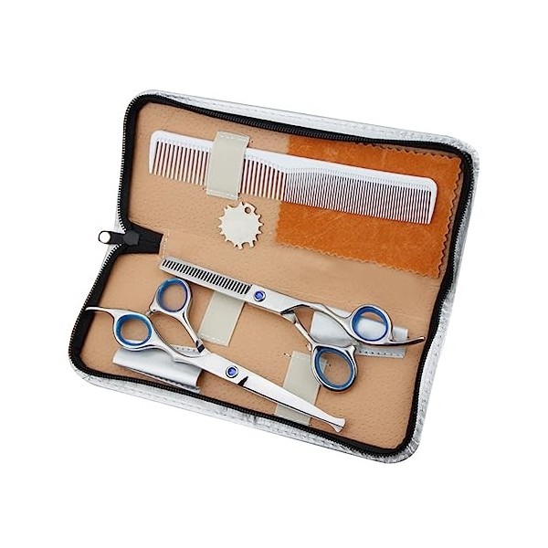 VINTORKY 5 Pièces Peigne Ciseaux Coupeur De Salon De Coiffure Outils De Coiffure Coupe Plate Majeur De Bébé