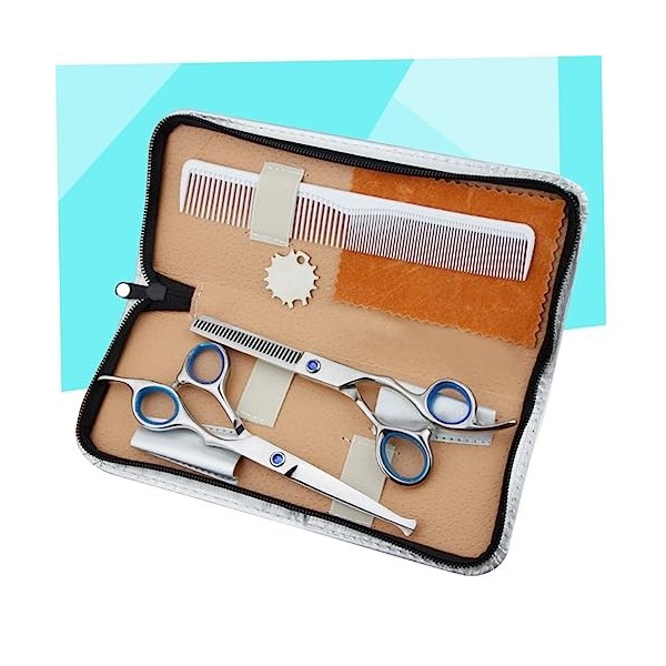 VINTORKY 5 Pièces Peigne Ciseaux Coupeur De Salon De Coiffure Outils De Coiffure Coupe Plate Majeur De Bébé