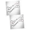 minkissy 2 Pièces Tondeuses Professionnelles Pour Barbiers Ciseaux En Acier Inoxydable Tondeuses De Barbier Professionnelles 