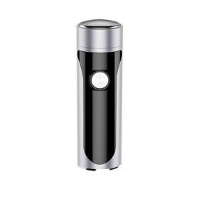 NIJ Rasoirs éLectriques Barbe TêTe Rasage éTanche Lame Rechargeable Rasage Machine pour Mari Argent