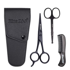 Beavorty 3 Ensembles Kit De Toilettage Pour Hommes Ciseaux À Cheveux Kit De Toilettage Pour Hommes Pour Manscaping Moustache 