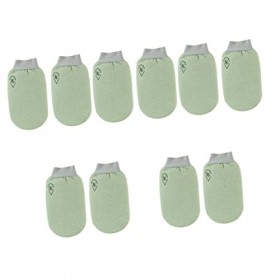 Healifty 10 Pièces Gants De Bain Double Face Gommage Mitaines Hommes Gants De Douche Gants Exfoliants pour Le Soin De La Peau