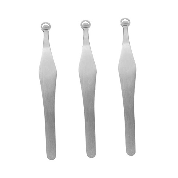 Healifty 3 Pièces Pince à Épiler Pour Les Poils Du Nez Épilateur Nez Pince à Cils Pour Extensions Épilateur Axillaire Poils D