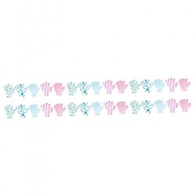 ADOCARN 30 Pièces Gants De Bain Imprimés Gant De Massage Spa Dissolvant De Peau Morte Pour Le Corps Gant De Bain Exfoliant De