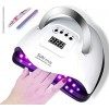 BEENLE Lampe à ongles UV LED 180W, 57 Leds Sèche-ongles léger gel à séchage rapide, lampe à polymériser à poignée portative 4