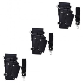 FRCOLOR 3 Pcs Fanny Pack Cisaillement Styliste Sac De Taille Barber Ciseaux Sac Ciseaux Porte-Ceinture De Poche Porte-Ciseaux