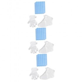 NIYANGLE 1200 Pcs Couvre-Pieds Jetable Transparent Couvre-Pieds Couvre-Pieds Transparents Doublures De Cire Pour Les Pieds Je