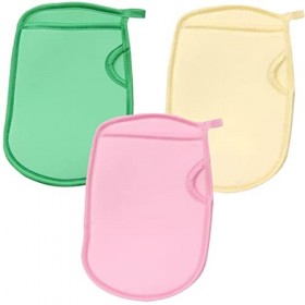 FRCOLOR Lot de 15 gants de nettoyage exfoliants pour femmes nettoyant pour le corps fille gant exfoliant corps gant de douche