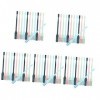 Healvian 60 Pcs Oreille Et Tondeuse Rasage Petite Utilisation Clips Removers Femmes Inoxydable Nettoyage Nasal Décapant Tonde