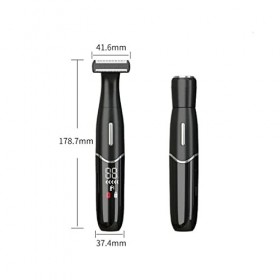 Rasoir électrique quatre-en-un multi-fonctions rasoir for hommes tondeuse à sourcils for femmes coupe de cheveux de nez