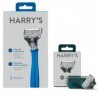 Harrys Razor Indigo et 4 recharges de lames de rasoir Harrys