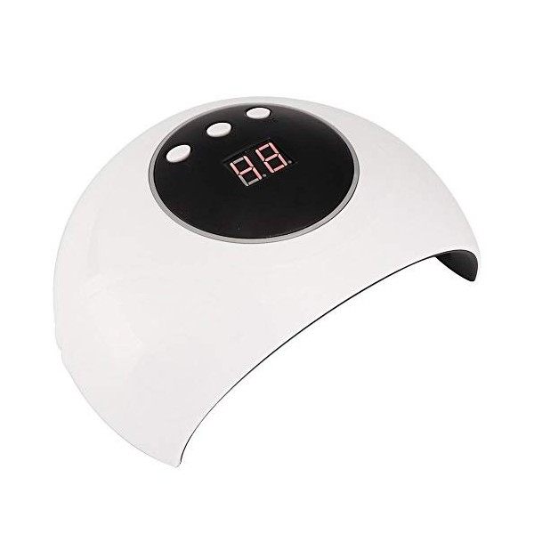 36W Nail Dryer Lamp, Nail Curing Machine UV Gel Nail Polish Dryer Manucure Tool with Intelligent Timing Design for Home or Sa