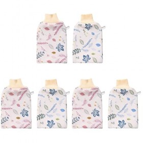 BAFAFA 4 pcs de Massage Bleu Scrubber Wash Nettoyage de Salle de Bain et Rose Home Luffa Douche Exfoliation de Toilette Mitai