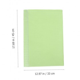 Beaupretty 125 Pièces Foulard Dentaire Doublure De Table Dentaire Serviette Dentaire Couvertures De Berceau De Massage Tissu 