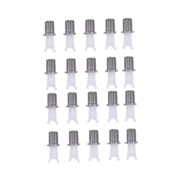 minkissy 48 Pièces Tête De Tondeuse À Poils Du Nez Tondeuse Électrique Outil De Nettoyage Des Oreilles Outils Du Visage Tête