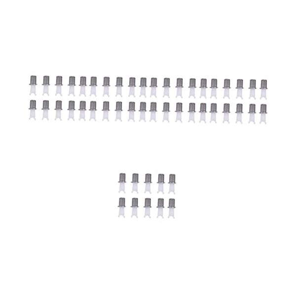 minkissy 48 Pièces Tête De Tondeuse À Poils Du Nez Tondeuse Électrique Outil De Nettoyage Des Oreilles Outils Du Visage Tête 