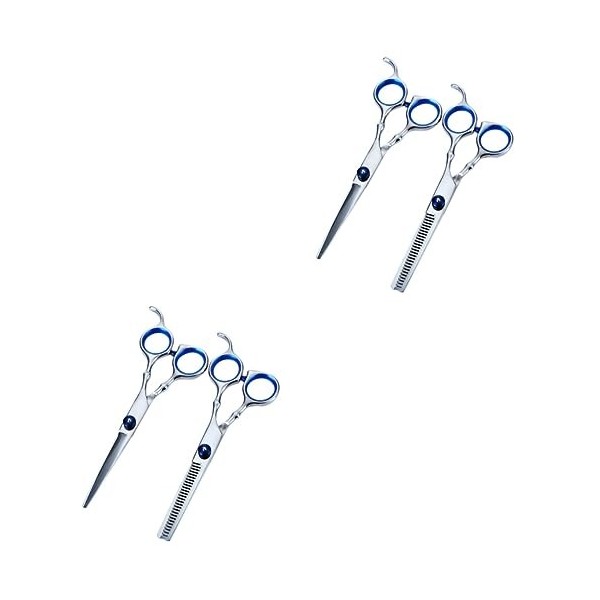 FOMIYES 3 Paires De Tondeuses Professionnelles Pour Barbiers Ciseaux Tondeuses De Coiffeur Professionnelles Ciseaux À Effiler