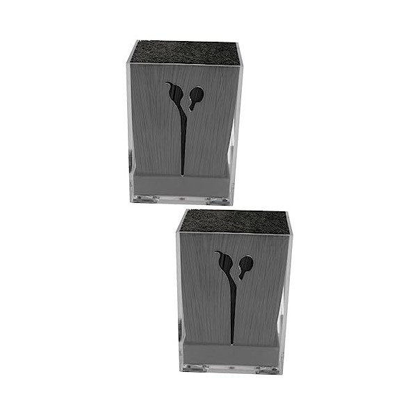minkissy 2 Pièces Douille Ciseaux De Coiffure Pinces à Cheveux Organisateur De Bureau Support De Rangement Pour Ciseaux Tondr