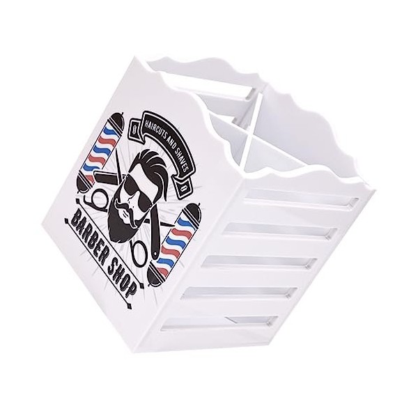FRCOLOR Boîte De Rangement Pour Ciseaux Boîte De Rangement Multifonctionnelle Porte-Peigne Coupe De Cheveux Porte-Ciseaux Boî