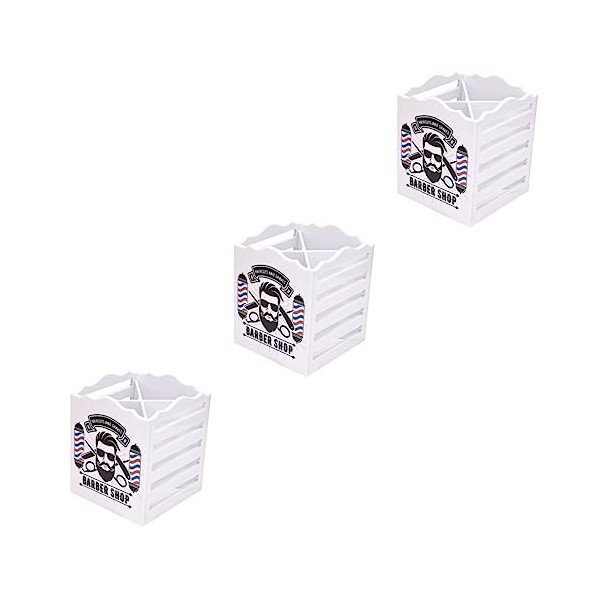 FRCOLOR Boîte De Rangement Pour Ciseaux Boîte De Rangement Multifonctionnelle Porte-Peigne Coupe De Cheveux Porte-Ciseaux Boî