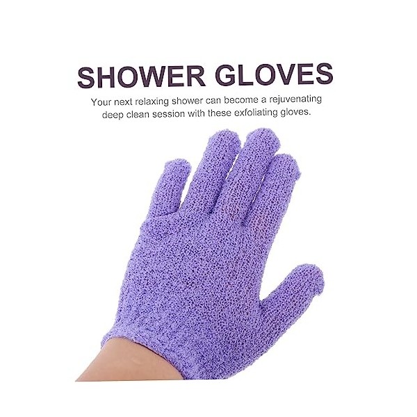 minkissy Lot de 70 gants de bain à cinq doigts pour femme - Éponges de nettoyage pour le corps - Marionnette de bain, douche,