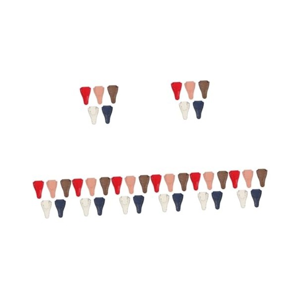 Beaupretty 15 Pcs De Protection Pour Coupe-Ongles Capuchon De Pince À Épiler Couvercle De Pointe De Ciseaux Pochette Pour Cis