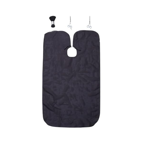 8 Pcs Coupe De Cheveux Ensemble Professionnel Teinture Pour Les Cheveux Cape De Coiffure Robe De Coiffure Ciseaux De Coiffeur