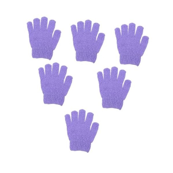 ABOOFAN 60 Pcs Cinq Doigts Gants De Bain Éponges Pour Le Corps Gants De Nettoyage Corps Éponge Paraffine Gant De Bain Peau Ép