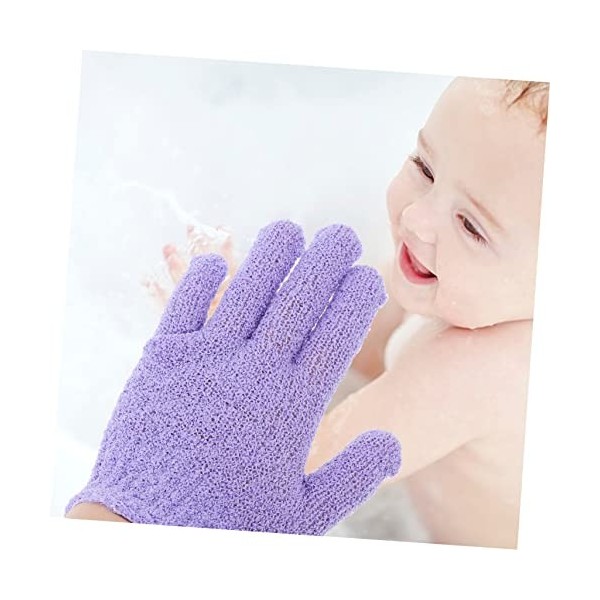 ABOOFAN 60 Pcs Cinq Doigts Gants De Bain Éponges Pour Le Corps Gants De Nettoyage Corps Éponge Paraffine Gant De Bain Peau Ép