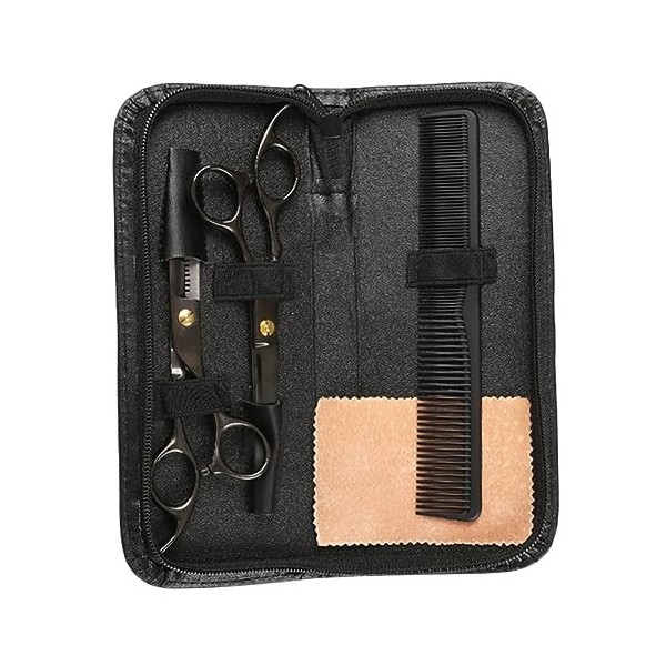 FOMIYES 5 Pièces Ensemble Tondeuses De Barbier Professionnelles Tondeuses Professionnelles Pour Barbiers Ciseaux En Acier Ino