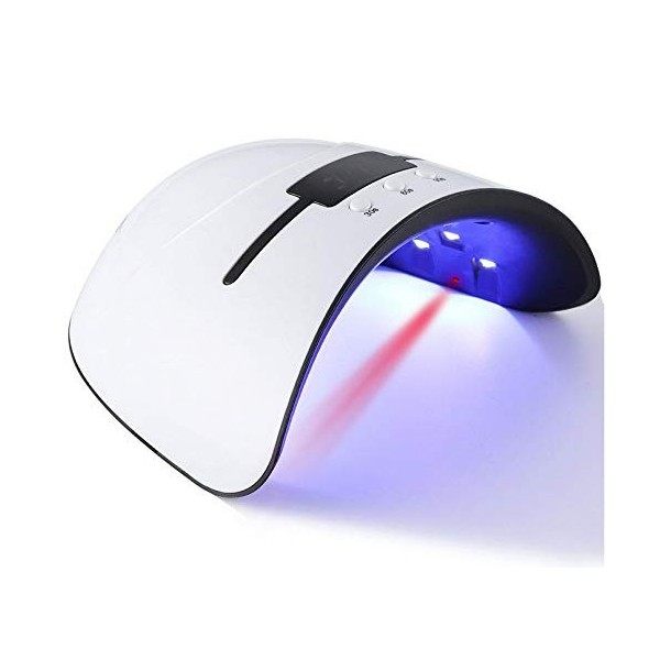 Manucure et pédicure LED Lampe UV Ongles sèche Vernis à ongle en gel professionnel UV LED Light 3 Temps Préréglages 30S, 60s,