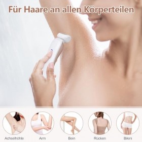 Lady Shavers pour femme Bikini Trimmer Rasoir électrique pour femme pour le visage, les jambes, les aisselles, le bikini humi
