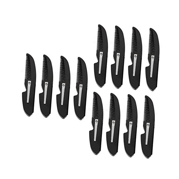 Beaupretty 16 Pièces Pliage De Poche Pour Hommes Peignes à Barbe Pour Hommes Peigne à Barbe Portatif Brosse à Peigne Pliable 