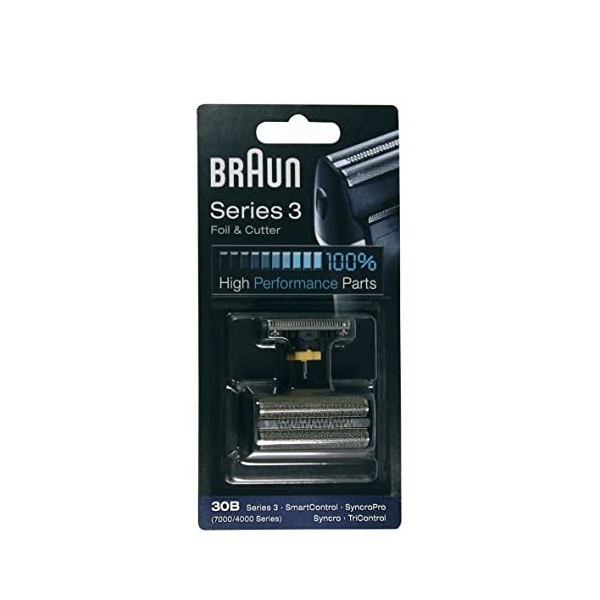 Braun - 81253254 - Combi-pack 30B - Recharge grille + couteaux pour rasoirs