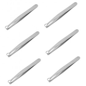 POPETPOP 6 Pcs Ciseaux À Poils De Nez Pince À Extension De Cils Pince À Épiler Sourcils Nez Pince À Poils Du Visage Nasale Ki