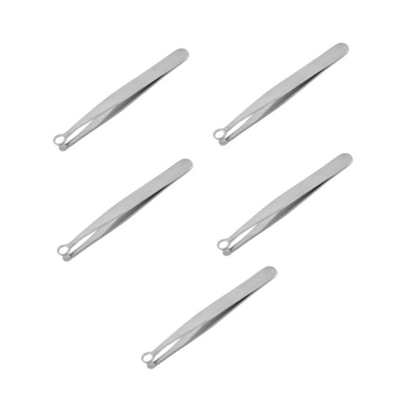 POPETPOP 6 Pcs Ciseaux À Poils De Nez Pince À Extension De Cils Pince À Épiler Sourcils Nez Pince À Poils Du Visage Nasale Ki